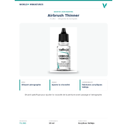 Vallejo 71.261 Diluant pour...