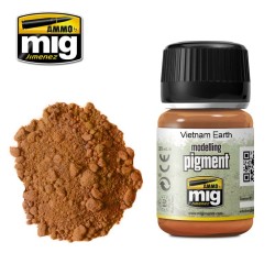 AMMO MIG 3022 – Pigment Terre Vietnam – Vietnam Earth – 35 ml
