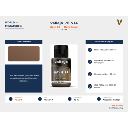 Vallejo 76.514 Lavis Brun...