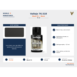 Vallejo 76.518 Lavis Noir...