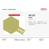 Tamiya 81757 – Chamois Mat XF-57 – Peinture Acrylique Camouflage Désert 10 ml
