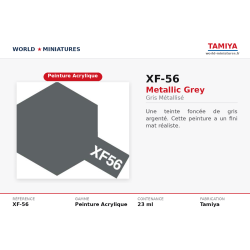 Tamiya 81756 – Gris Métal...