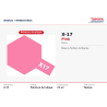 Tamiya 81517 – Rose Brillant X-17 – Peinture Acrylique 10 ml