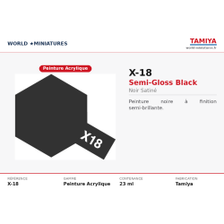 Tamiya 81518 – Noir Satiné...
