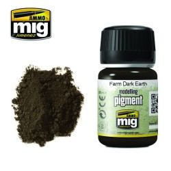 AMMO MIG 3027 – Pigment Terre Agricole Foncée – 35 ml