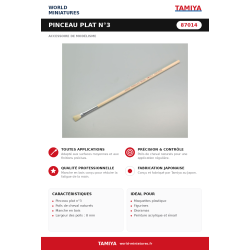 Tamiya 87014 – Pinceau Plat...