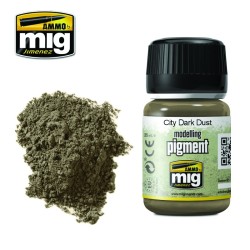 AMMO MIG 3028 – Pigment City Poussière Foncé – 35 ml