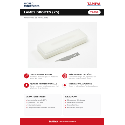 Tamiya 74099 – Lames...
