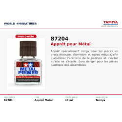 Tamiya 87204 – Apprêt pour...