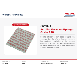 Tamiya 87161 – Sanding...