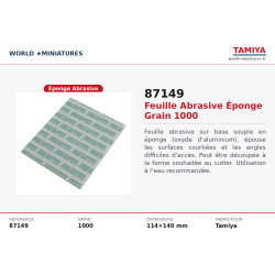 Tamiya 87149 – Sanding...