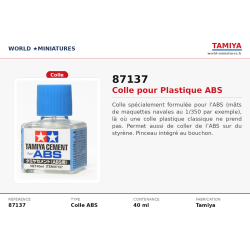 Tamiya 87137 – Colle pour...