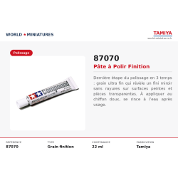 Tamiya 87070 – Pâte à polir...