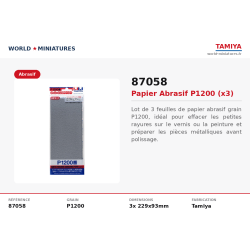 Tamiya 87058 – Papier...