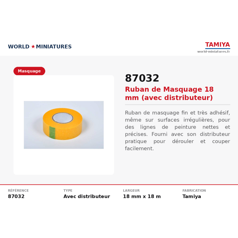 Tamiya 87032 – Masking Tape 18 mm