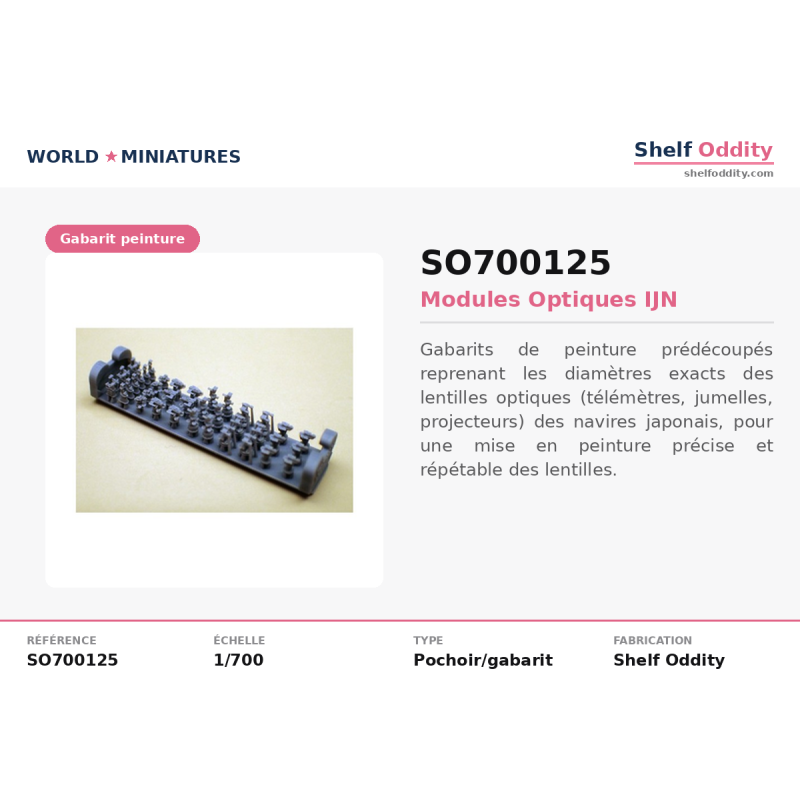 Shelf Oddity SO700125 – Modules Optiques IJN (1:700)