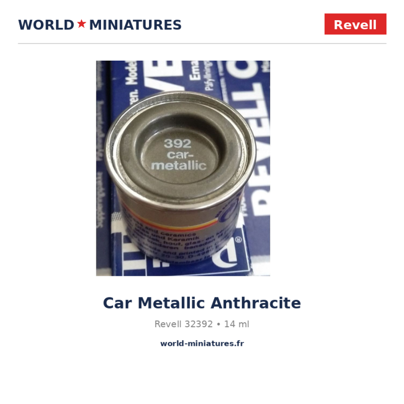 Revell 32392 Email Color Car Metallic Anthracite 14ml