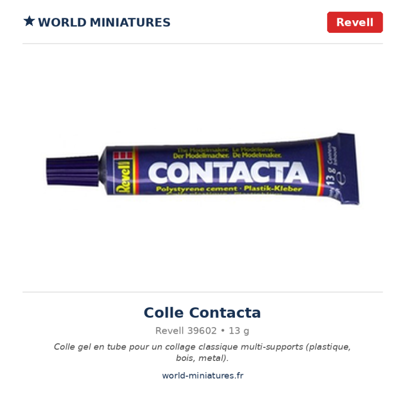 Revell 39602 Colle Contacta Tube 13 g
