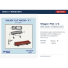 NikoModel 3516X – Wagon Plat n°2 – 1/350