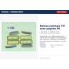 Niko Model 7025J – Bateau japonais 7M avec pagaies PE – 1/700