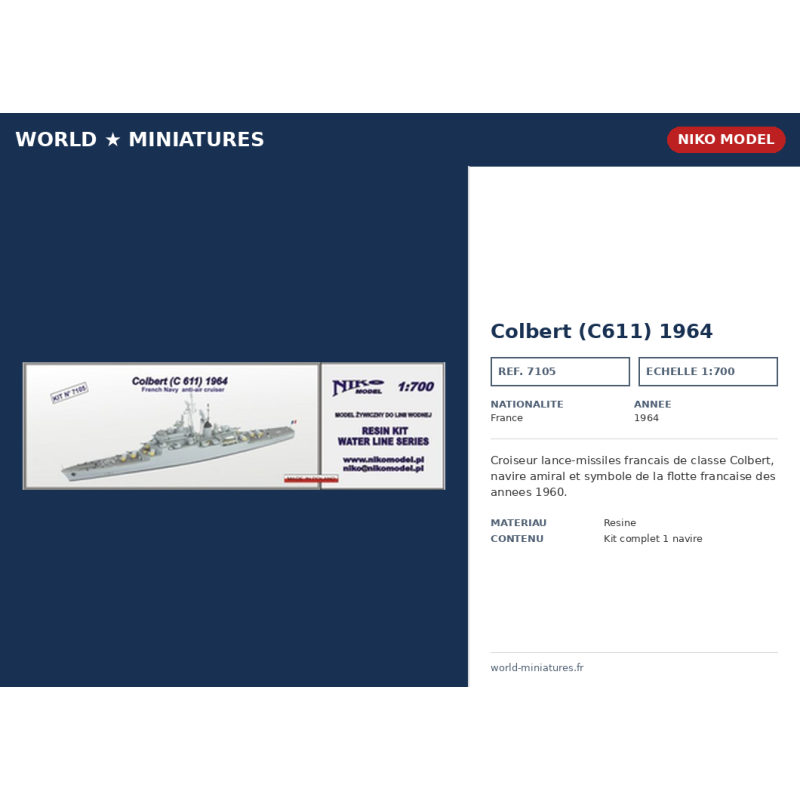 Niko Model 7105 – Colbert (C611) 1964 1:700