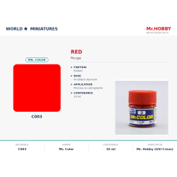 Hobby/Gunze C003 – Rouge...