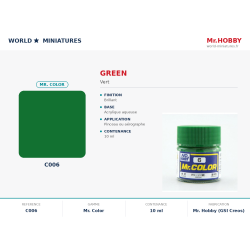 Hobby/Gunze C006 – Vert (10ml)