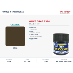 Hobby/Gunze C518 – Olive...