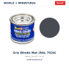 Revell 32178 Email Color Gris Blindé Mat (RAL 7024) 14ml