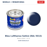 Revell 32350 Email Color Bleu Lufthansa Satiné (RAL 5013) 14ml
