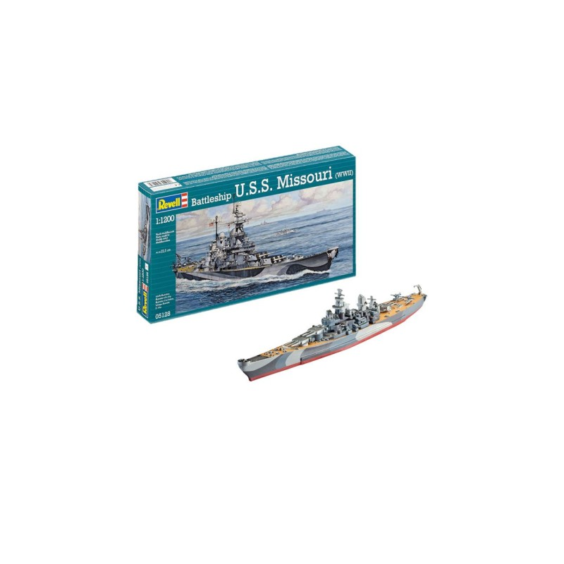 Revell	5128	REVELL 05128 U.S.S. MISSOURI (WWII) 1/1200