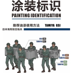 Triumph	P35005	 1/350 IJN Artilleurs (100 PCS)
