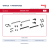 Piko HO 51372/30 – BB8100 SNCF Barres à main, porte-drapeaux, antenne, grille de ventilation