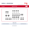 Piko HO 51360/86 – BB 8100 SNCF  Vis, lot de 24