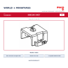 Piko HO 51360/63 – BB 8100 SNCF  Capot de vis sans fin