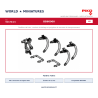 Piko HO 96470/24 – BB60000 Flexibles de frein, crochets d’attelage et poignées de traverse de tamponnement