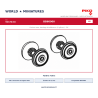 Piko HO 96470/38 – BB60000 Essieux avec bandage d’adhérence (2 pièces) – DC