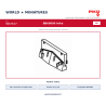Piko HO 96473/27 – BB60000 Infra Traverse de tamponnement, fermée