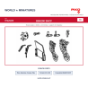 Piko HO 97420/28 – BB4200 SNCF Essuie‑glace, câbles, connecteur, support de drapeau