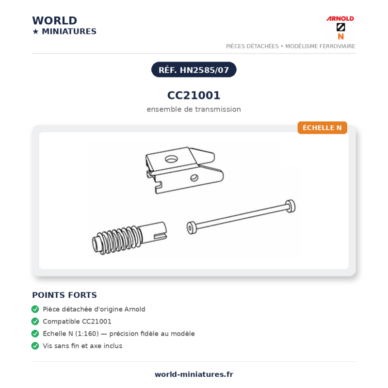 Arnold N	HN2585/07	CC21001 ensemble de transmission
