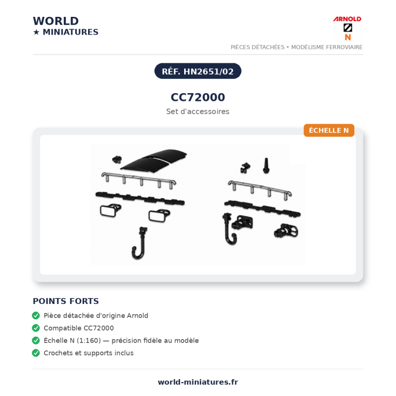 Arnold N	HN2651/02	CC72000 set d’accessoires