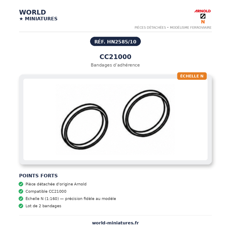 Arnold N	HN2585/10	CC21000 Bandages d’adhérence