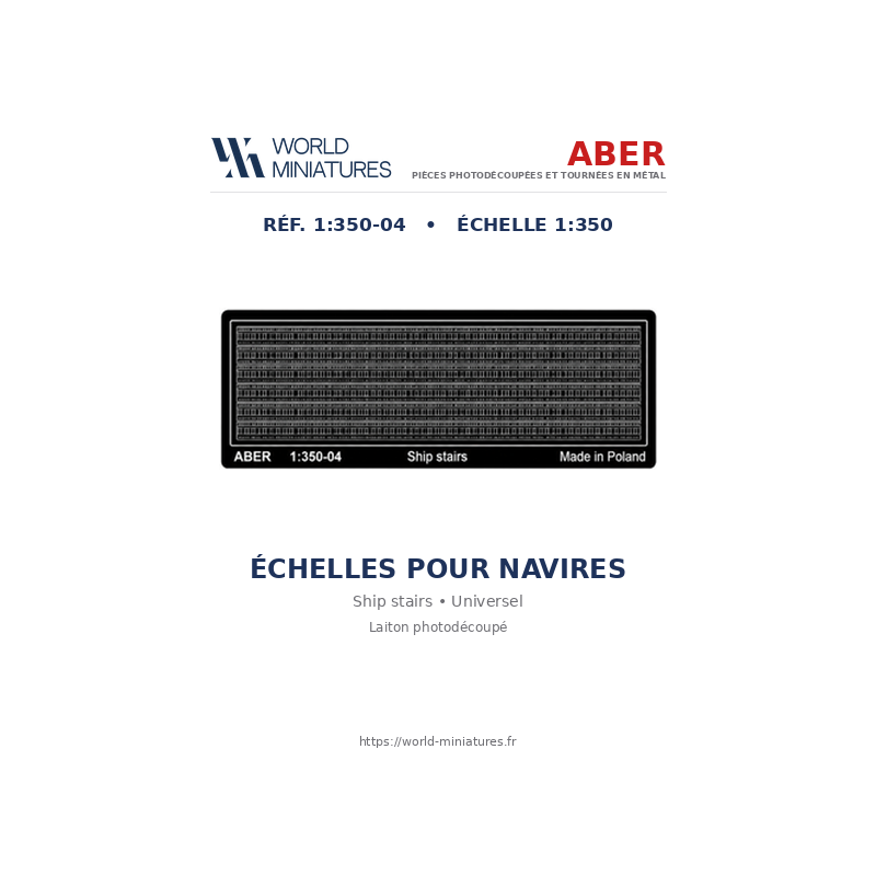 Aber S 1:350-04 – Échelles pour navires