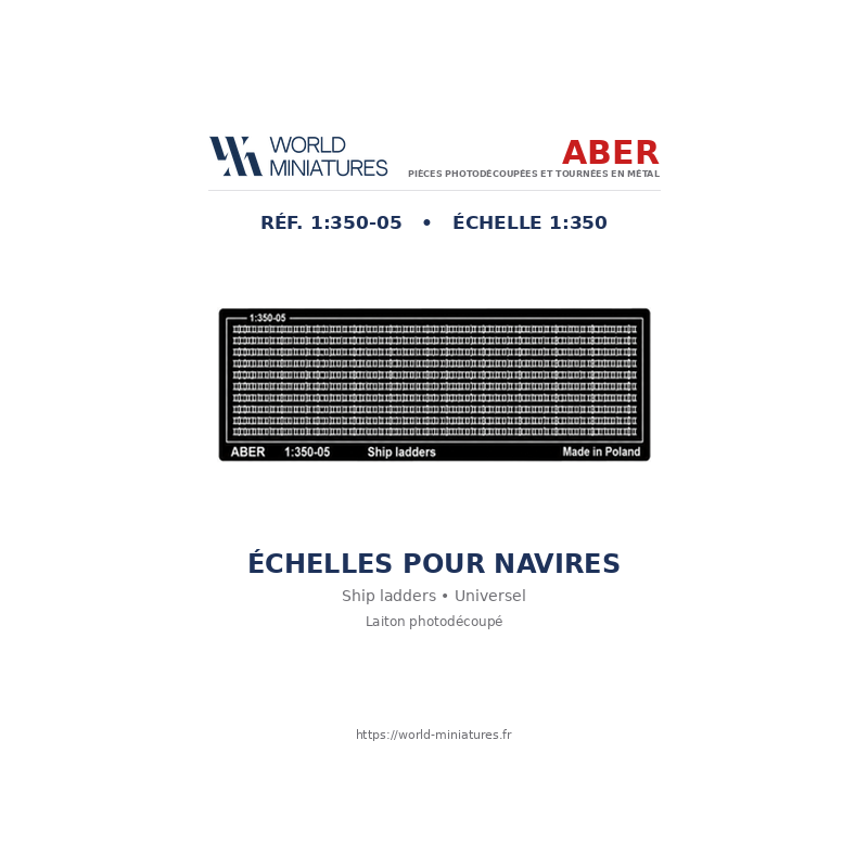 Aber S 1:350-05 – Échelles pour navires