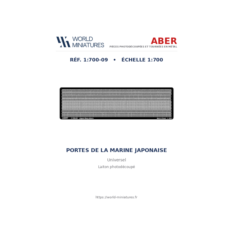 Aber S 1:700-09 – Portes de la marine japonaise