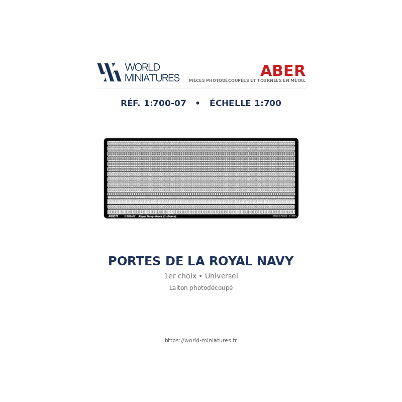 Aber S 1:700-07 – Portes de la Royal Navy
