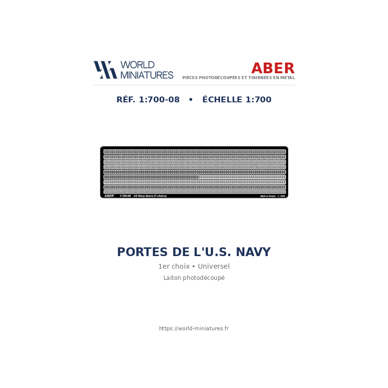 Aber S 1:700-08 – Portes de la U.S. Navy