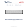 Aber S 1:700-02 – Balustrades pour escaliers à 45°
