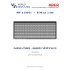 Aber RE-100-02 - Rambardes de navires - barres verticales