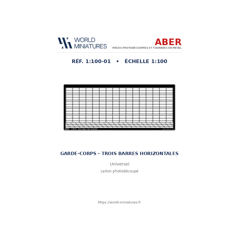 Aber RE-100-01 Rambarde de navire